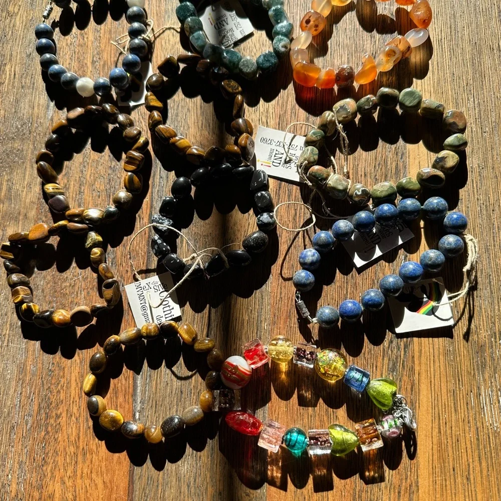 Colorful Beaded Bracelets Set - Picture 2 of 2